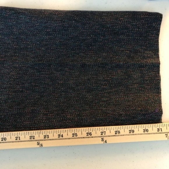 Ann Stevens Womens Pants Blue High Rise Pleated 12 - Picture 6 of 9